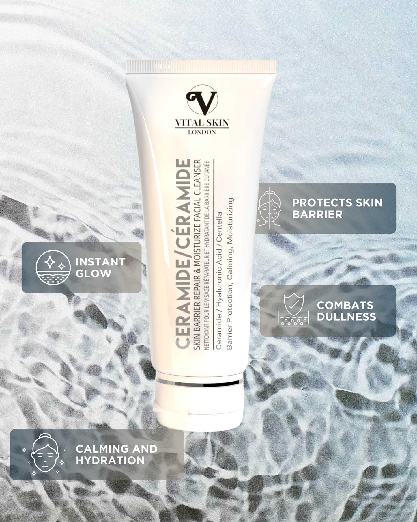 Ceramide Skin Repair & Moisturizing Cleanser