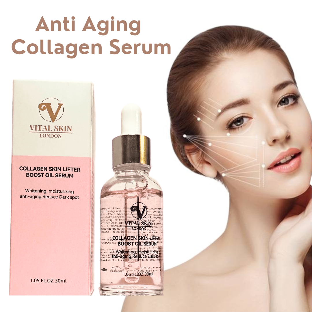 Collagen Oil Serum with oligopeptide & hexapeptide for Skin Lifting and Firming