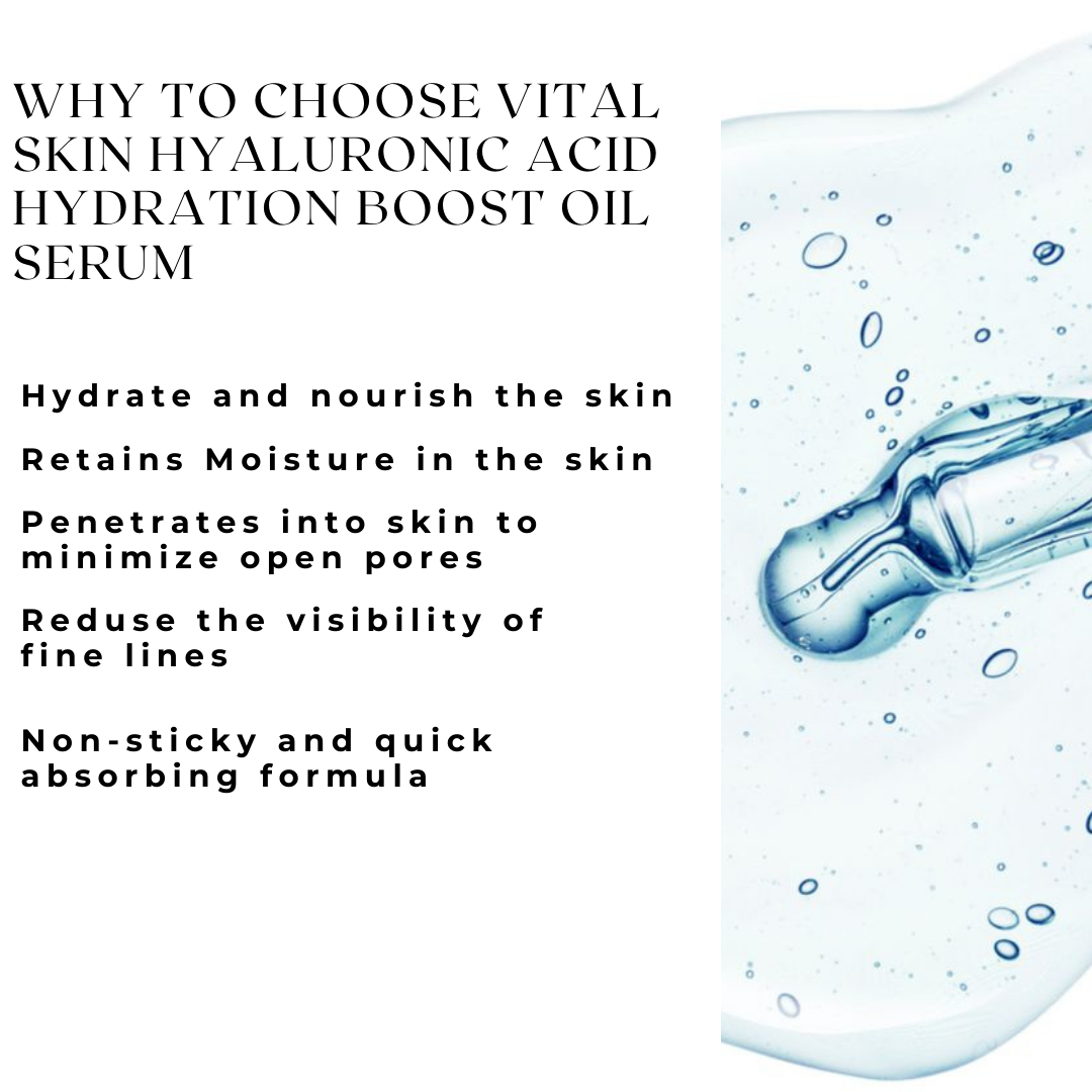 Hyaluronic Acid Oil Serum for Skin Hydration