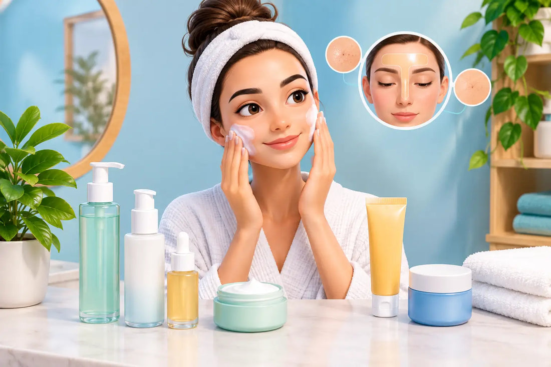 Example Routine for Combination Skin That Works