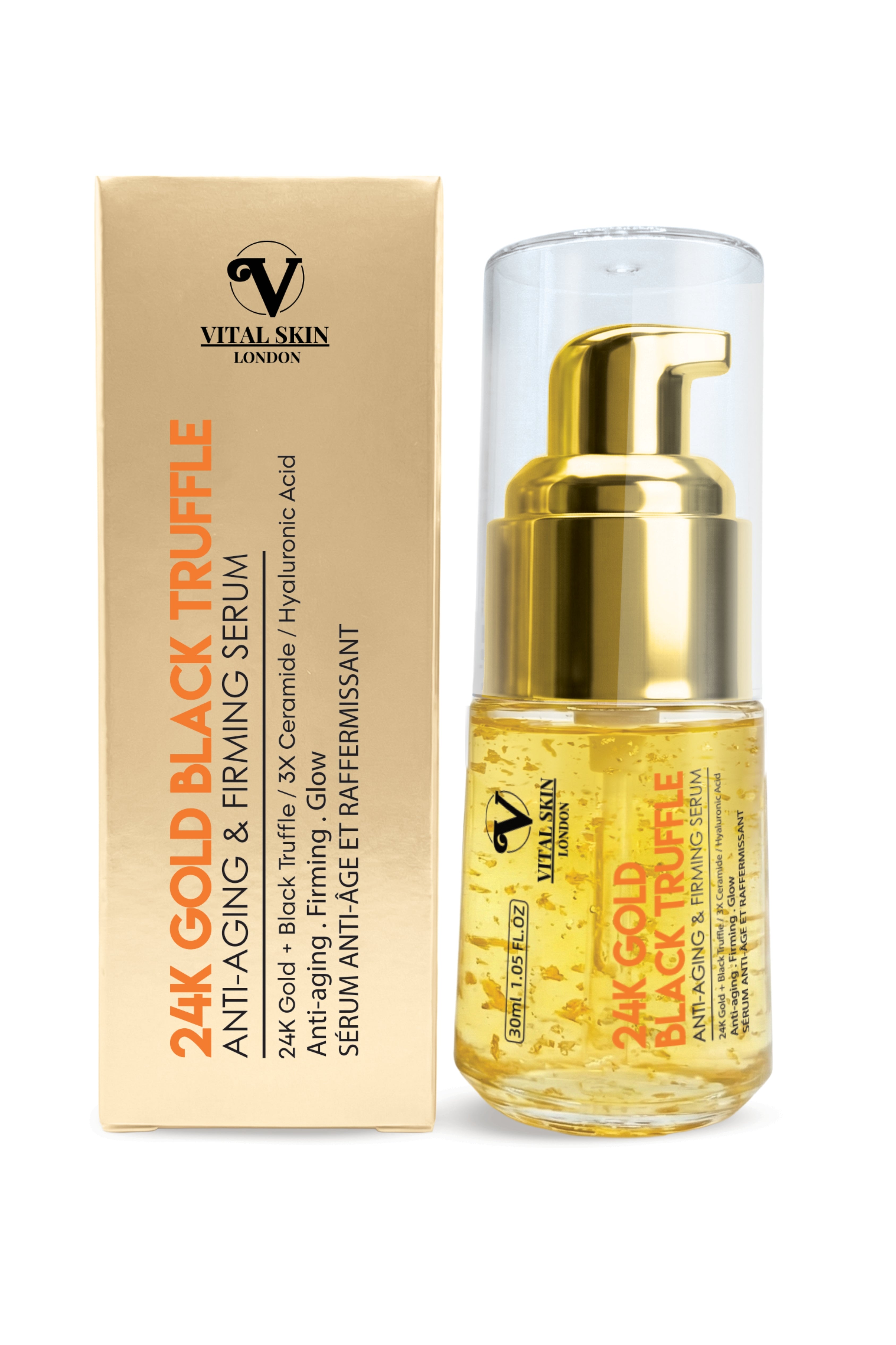 24K Gold Black Truffle Anti-Aging & Firming Oil Serum – VITAL SKIN