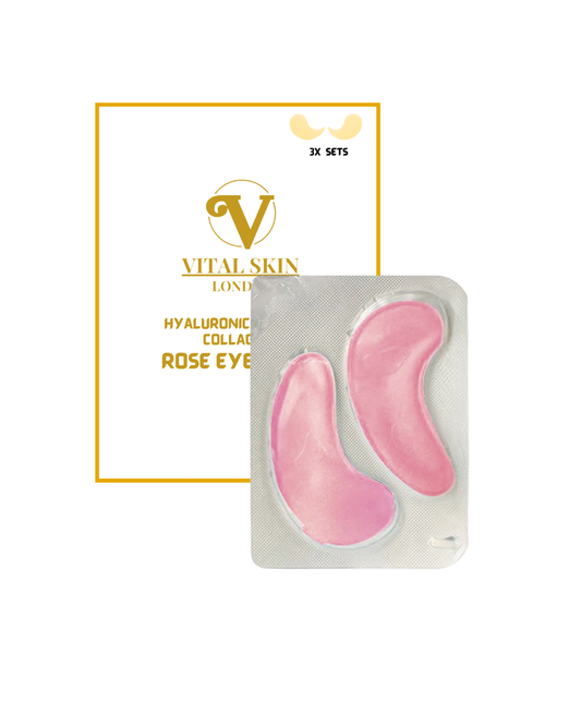 Pink Rose Hydrogel Eye Mask (3 sets)