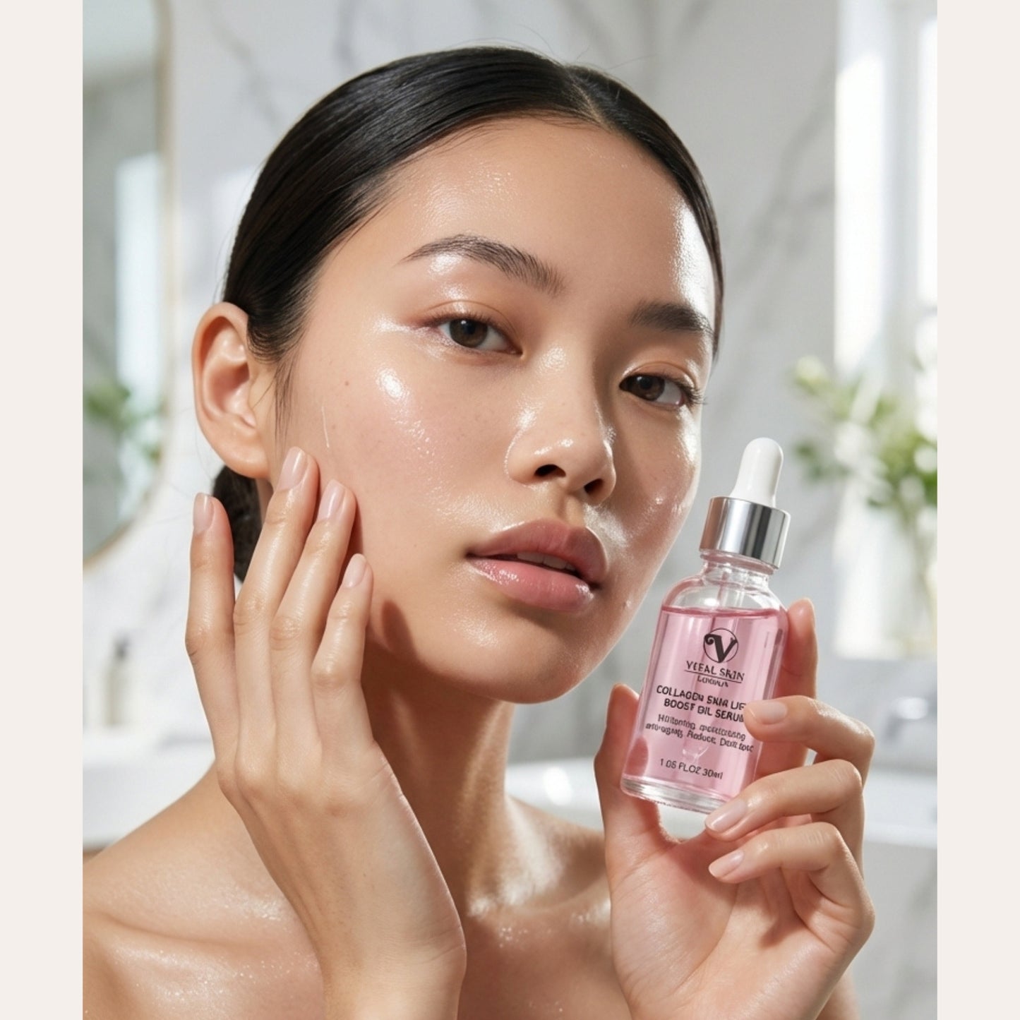 Collagen Oil Serum with oligopeptide & hexapeptide for Skin Lifting and Firming