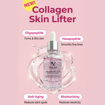 Collagen Oil Serum with oligopeptide & hexapeptide for Skin Lifting and Firming