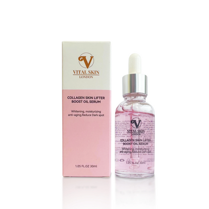 Collagen Oil Serum with oligopeptide & hexapeptide for Skin Lifting and Firming